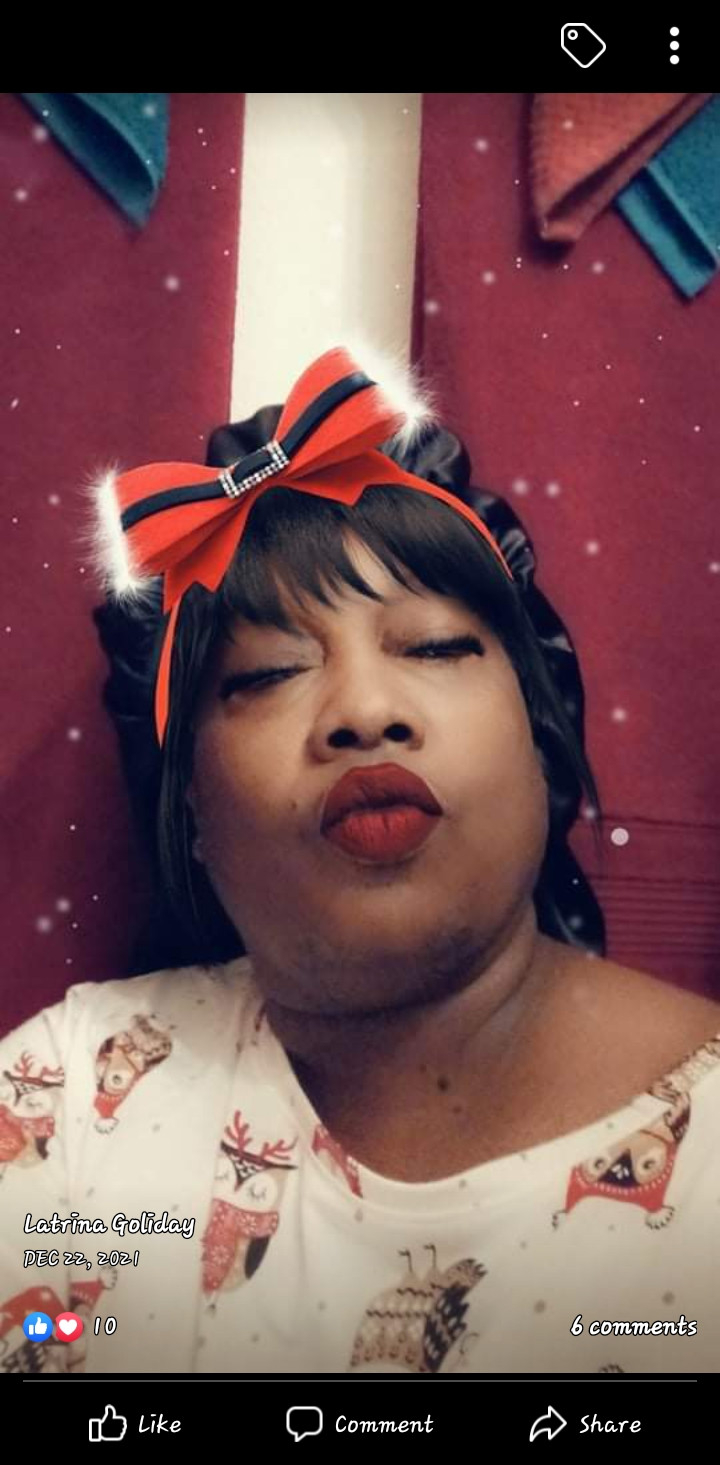 Latrina Goliday oldest daughter of willie and Diane Goliday 
