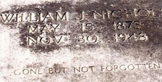 Grave of William J. Nichols