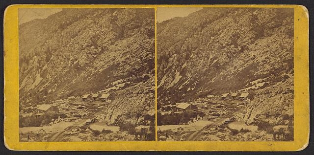 [Middle of Cottonwood Canyon, no. 1, Wasatch Mountains,...
