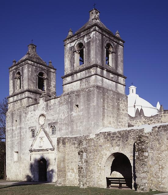 Mission Concepcion in San Antonio Texas, the oldest...
