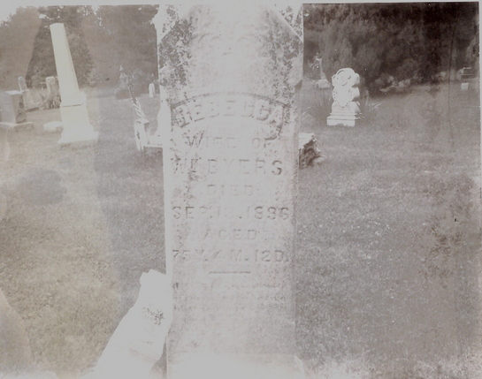 Rebecca Hilliard gravestone