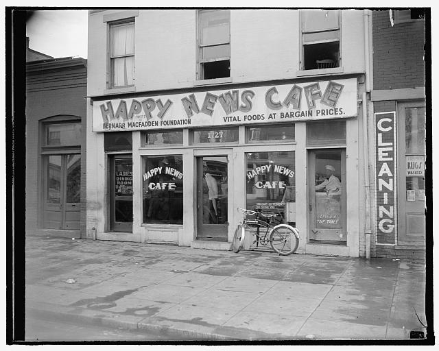 Elder Michaux for U. Mine Workers Fund, [Happy News Cafe,...