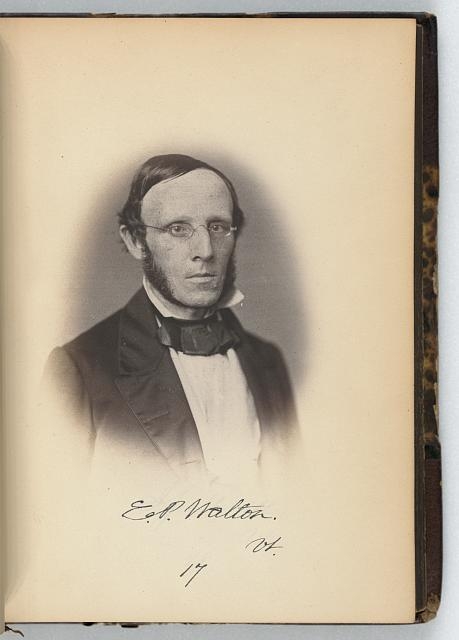 [E.P. Walton, Representative from Vermont, Thirty-fifth...
