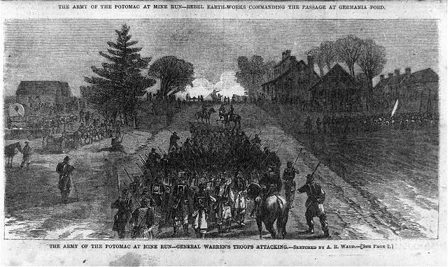 The Army of the Potomac at Mine Run - General Warren's...