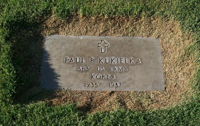 Paul P Kukielka Headstone, Nevada