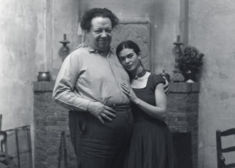 Diego Rivera and Frida Kahlo.