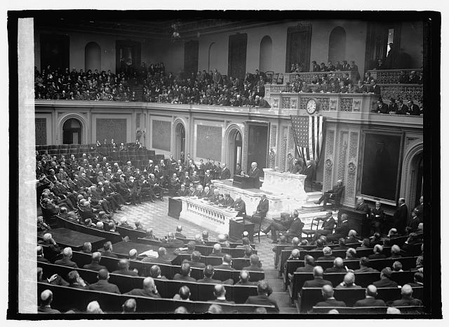 Harding addressing Congress, [2/28/22]