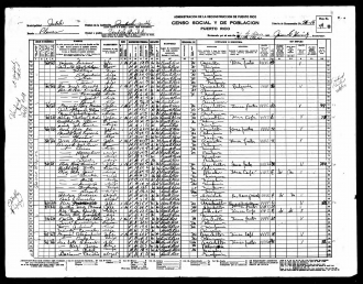 Domingo López Pérez, 31 December 1934, 14 years old, Planas, Isabela, Puerto Rico