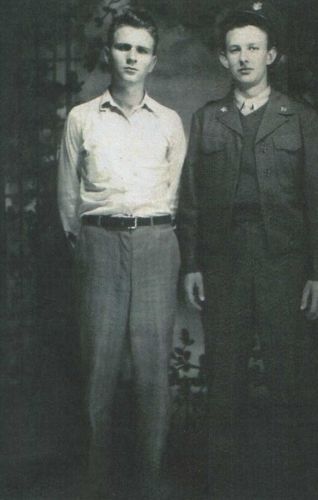 Frankie Lavern Cochran with Roy Miller about 1940