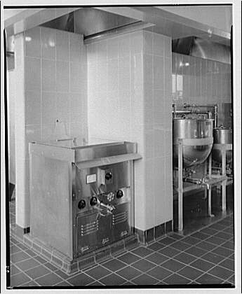 Federal Reserve Building. Kitchen corner, Federal Reserve...