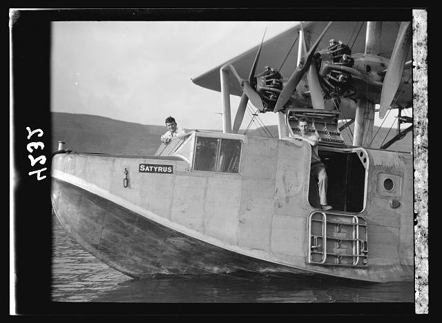 Air views of Palestine. Aircrafts etc. of the Imperial...