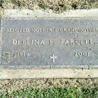 Delfina F Parcell gravesite