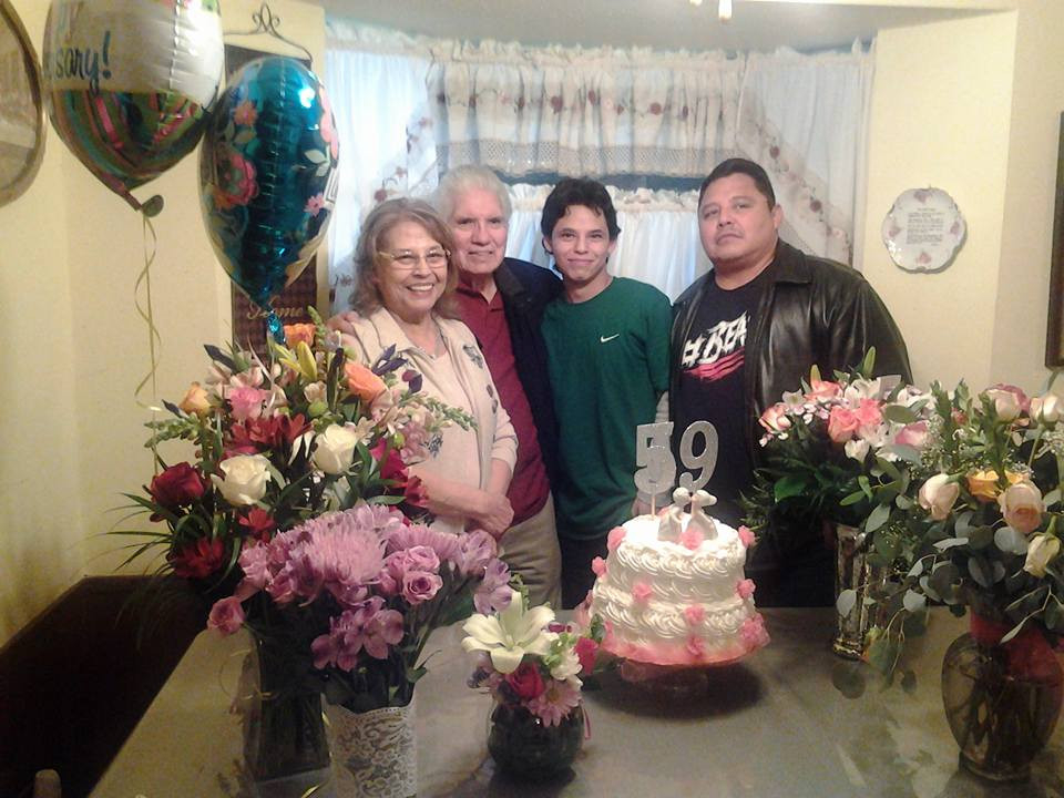 Escareno Parents 59th anniversary in 2016