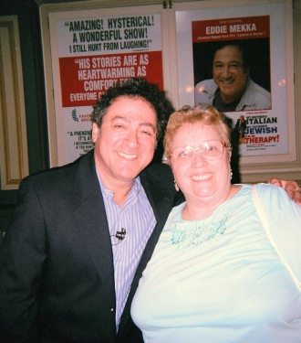 Eddie Mekka and Amanda Stevenson