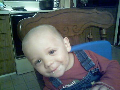 josha smiling at everyone