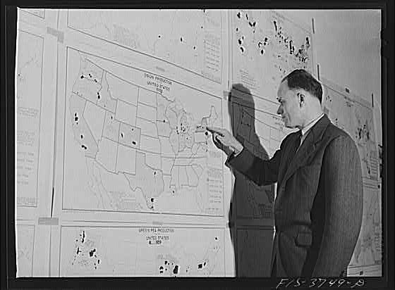 Dr. W.D. Ramage, senior industrial analyst, with...