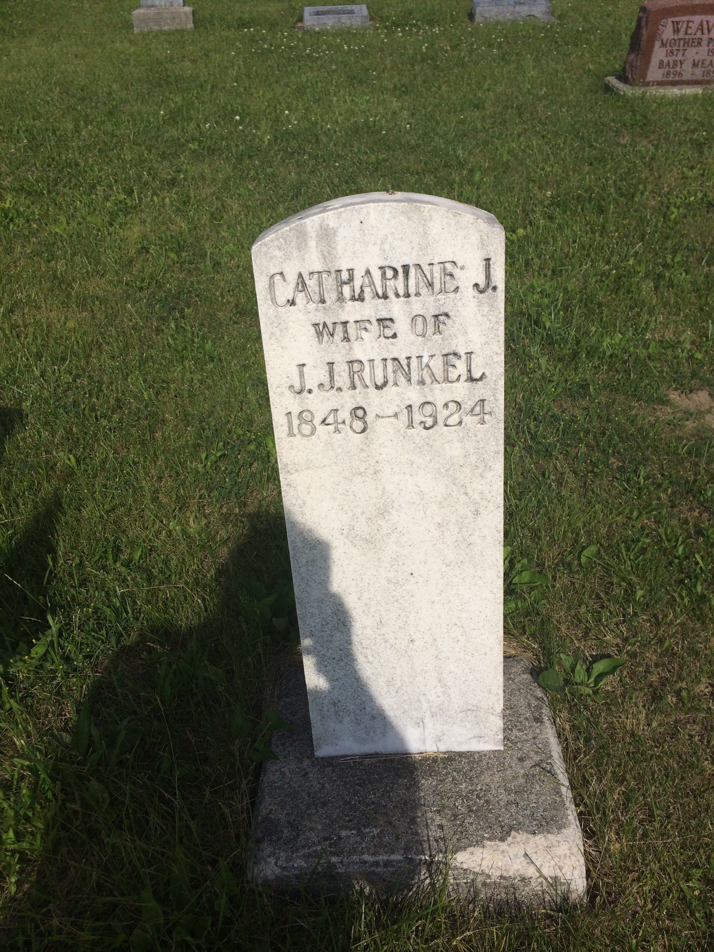Catharine Runkel gravesite