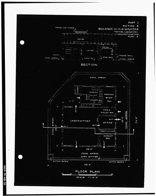 52. Photograph of a line drawing. 'PART I, SECTION 8,...