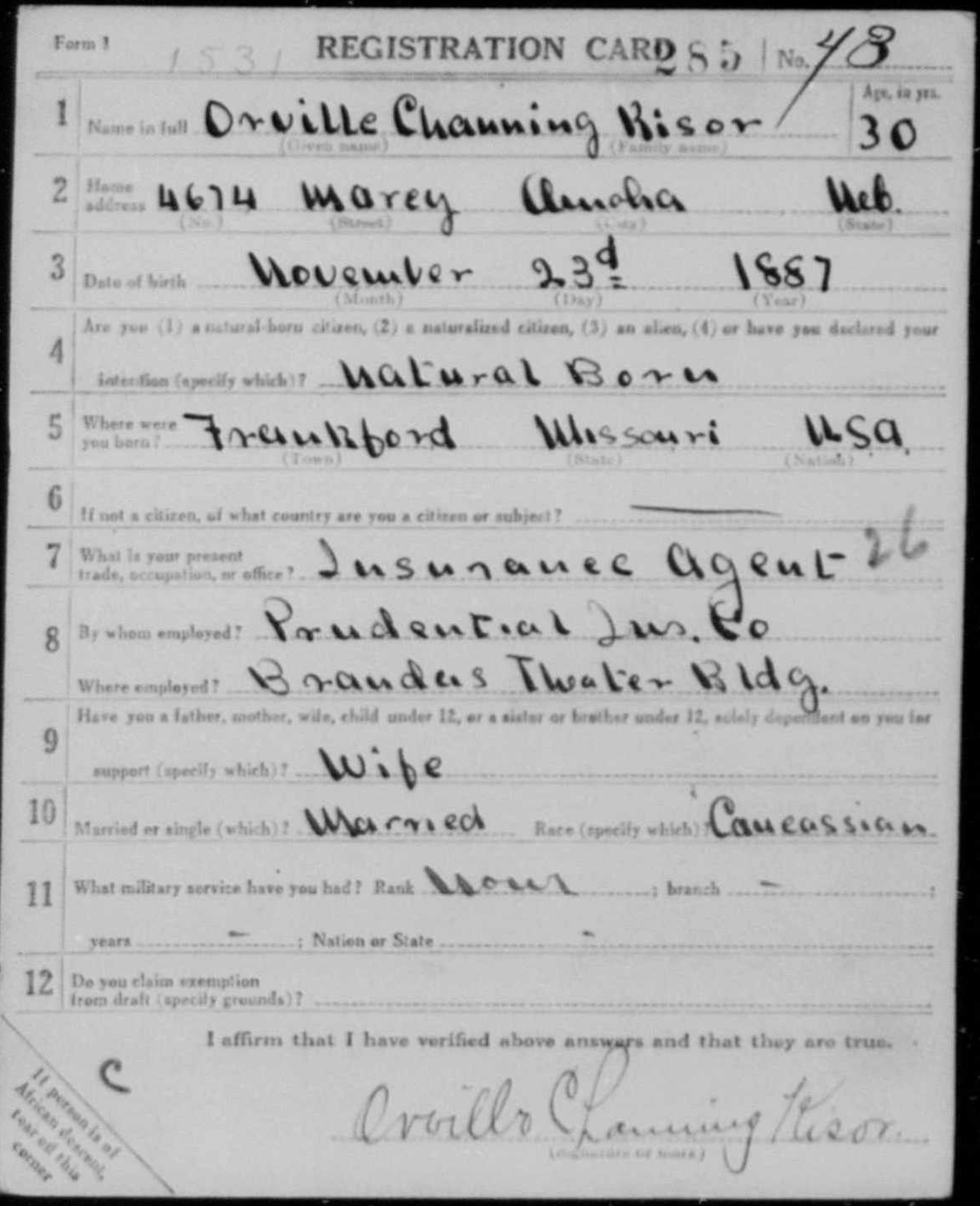 Orville Channing Kisor