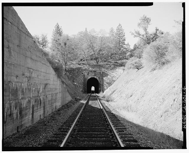 4. East portal of Tunnel 25, view to southwest from west...