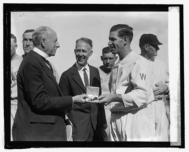 Presentation to Bucky Harris by Chamber of Commerce,...