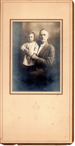 Unknown Gentleman with small Child