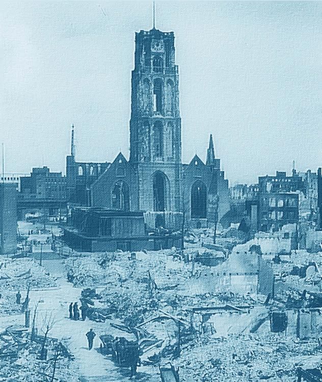 St Laurenskerk in WWII
