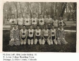 Ft. Lewis College Tumbling Team, late 1930's