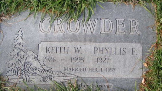 Keith W Crowder Gravesite