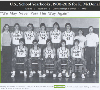 Kevin McDonald--U.S., School Yearbooks, 1900-2016 (1979)Basketball Kevin McDonald--U.S., School Yearbooks, 1900-2016 (1979)Basketball