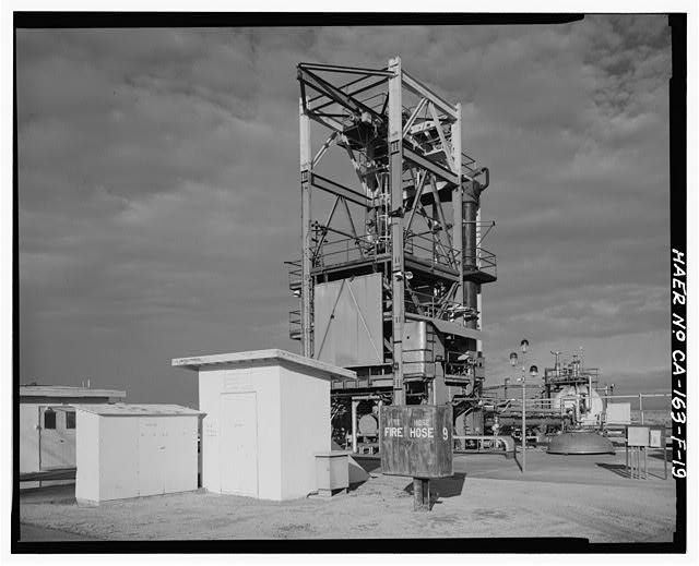 Credit BG. Test Stand "D" tower as seen looking northeast...