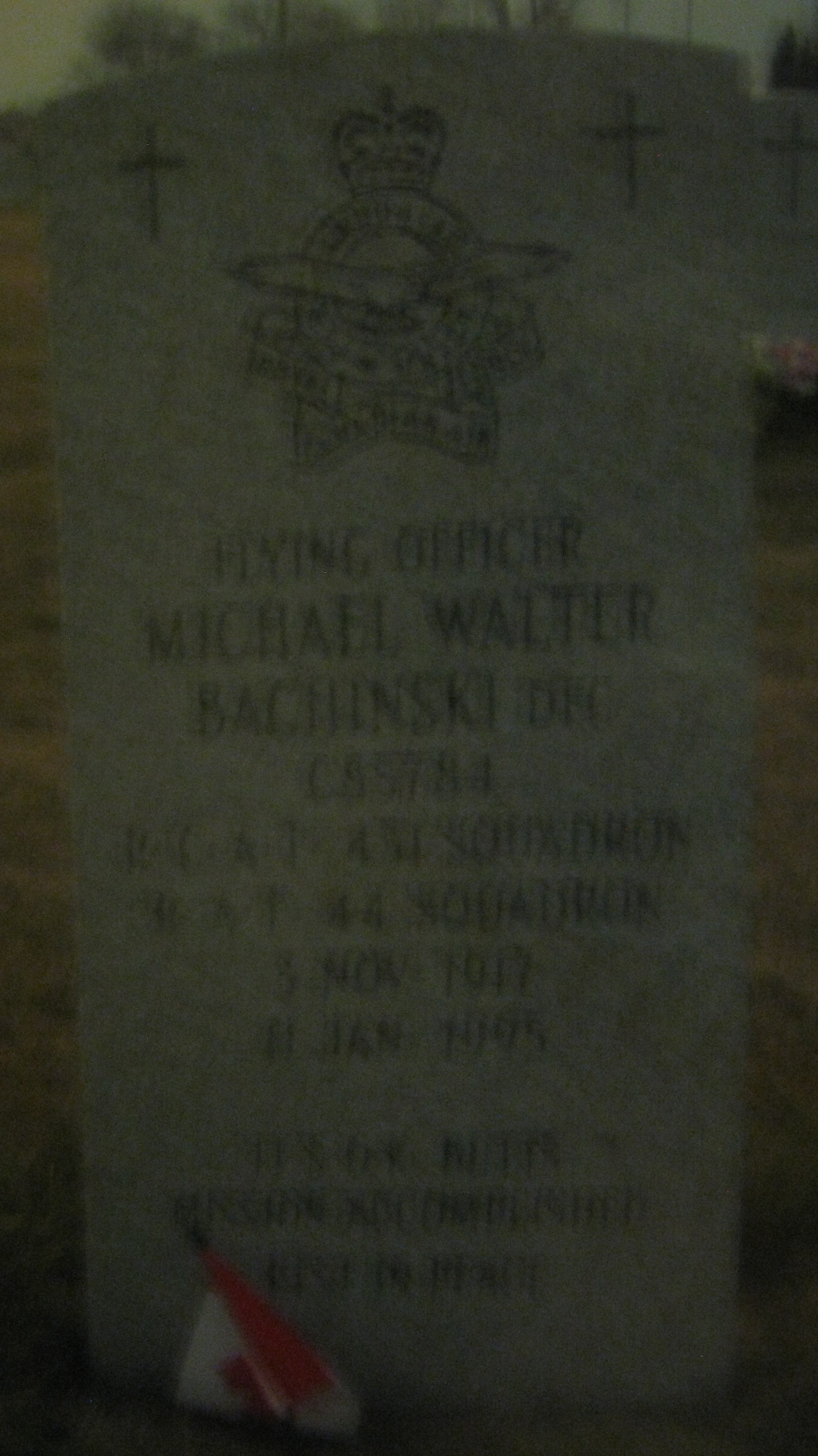 Walter Michael Bachinski Headstone