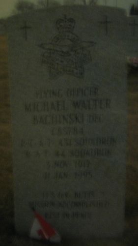Walter Michael Bachinski Headstone
