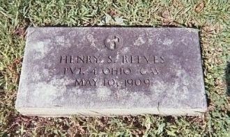 Henry Reeves Gravesite Civil War