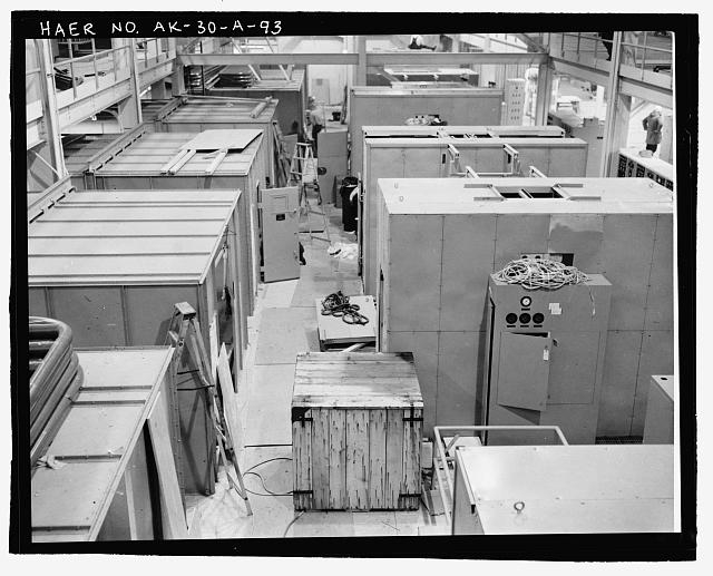 93. View of transmitter building no. 102 view from second...