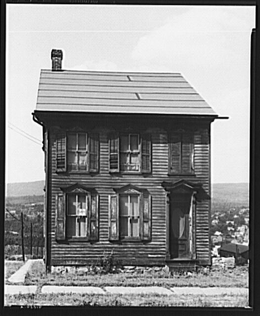 A house on North Street in Upper Mauch Chunk, Pennsylvania