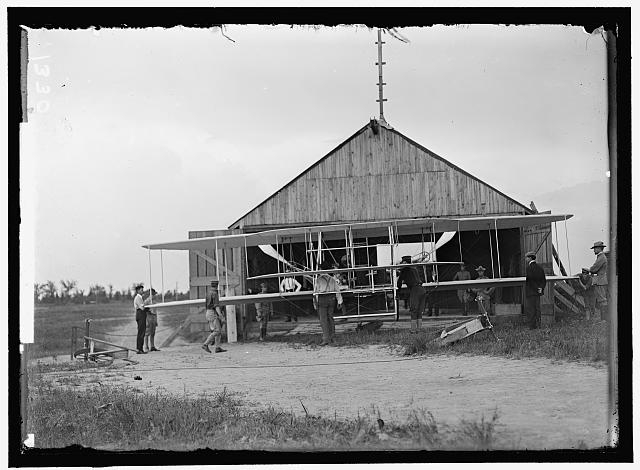 WRIGHT FLIGHTS, FORT MYER, VA, JULY 1909. FIRST ARMY...