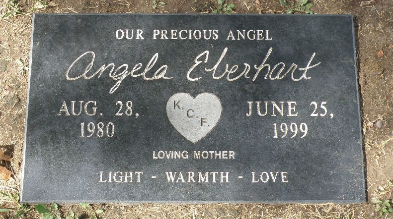 Angela M Eberhart gravesite