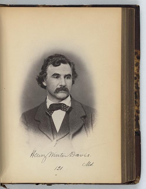 [H. Winter Davis, Representative from Maryland,...