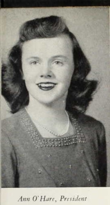Ann Theresa (O'Hare) Smith--U.S., School Yearbooks, 1900-2016(1945)a