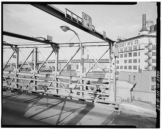 47. View looking NE showing end of deck superstructure...