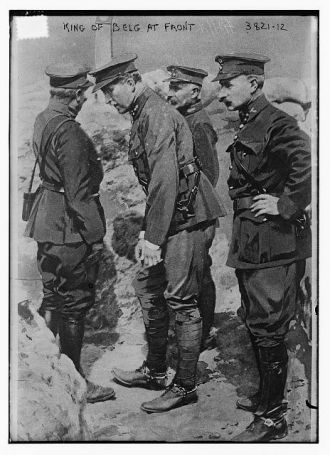 King of Belgium at front
