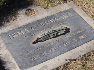 Irma Eubanks Gravesite