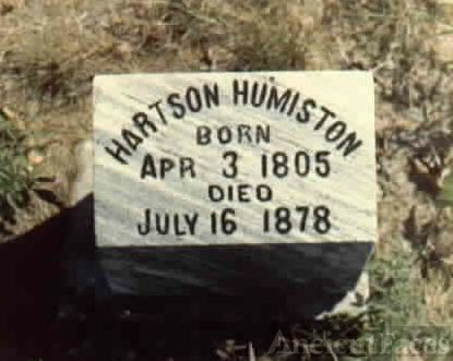 Hartson Humiston Tombstone