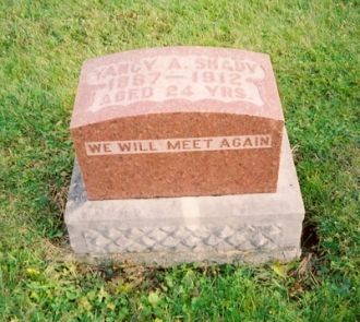 Yancy Adren Shady gravestone