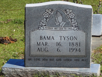 Bama Tyson Gravesite