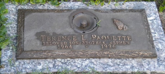 Terence L Paquette Gravesite
