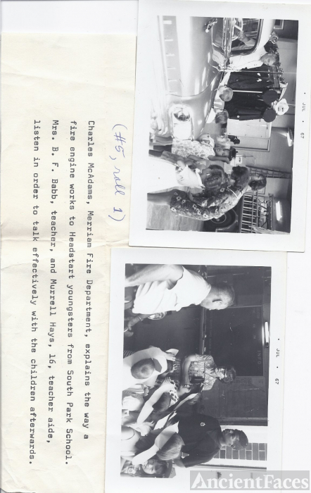 Charles McAdams, Headstart Trip to Fire Station