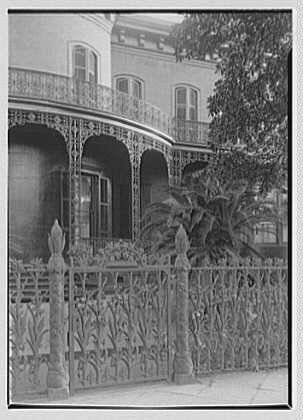 New Orleans photographs. Corn fence, Prytania and 4th St. I