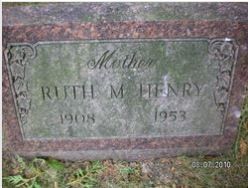 Ruth Mildred (Swarthout) Henry gravesite
